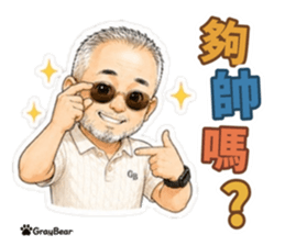 GRAYBEAR 灰熊的日常問候 LINE 貼圖第 24 張